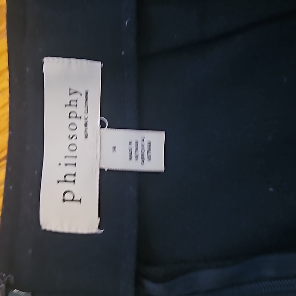 Philosophy Pencil Skirt Navy Blue - Picture 2 of 2